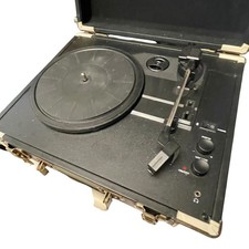 Crosley Executive Deluxe Bluetooth Portable Turntable Record Player CR6019D-BK