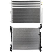 Radiator Ac Condenser Cooling Kit For 11-16 Jeep Grand Cherokee Dodge Durango Radiator Ac Condenser Cooling Kit For 11-16 Jeep Grand Cherokee Dodge Durango