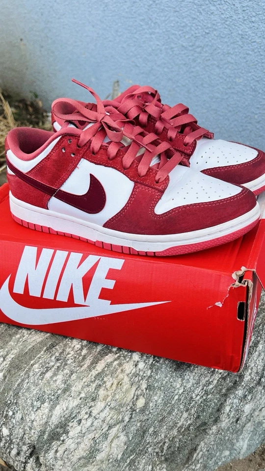 Nike Dunk Low VDAY Rojo Día de San Valentín Mujeres 8 Hombres’s 6.5 Tenis Tenis Zapatos Foto 2 de 4