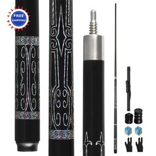 Pool Cue Stick Carbon Fiber 21 oz 13mm Rainbow Tip Cesrriv 20-21 Sport Joint