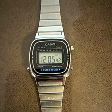 Casio LA670W Digital Quartz Alarm Timer Water...