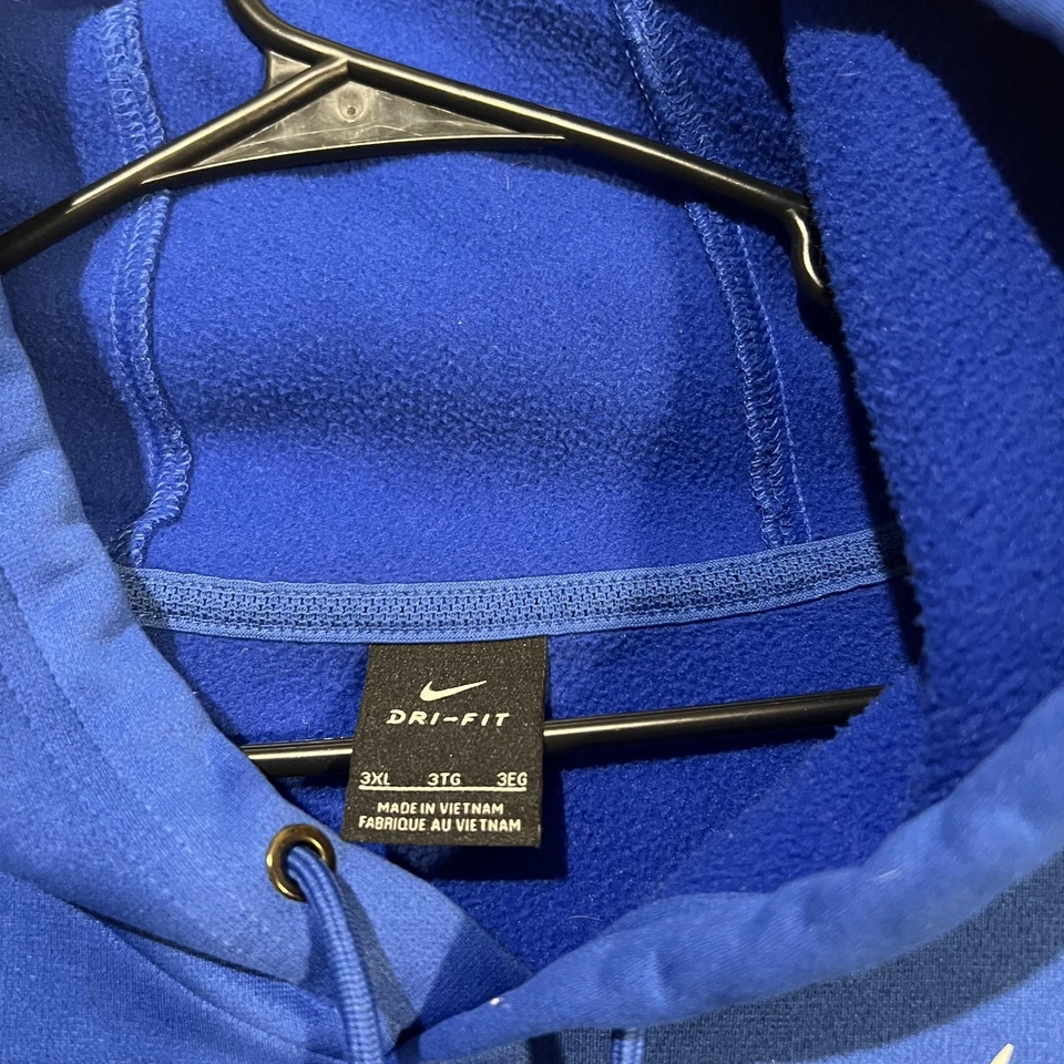 Kentucky Wildcats Hoodie Sweatshirt Mens 3XL Blue NCAA On Field Nike Dri Fit - Image 4 of 4