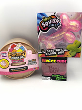 Squishy Bundle/LOT: Stretchy Balloon Dog, NEEDOH Nice Cube, Mystery Dumpling