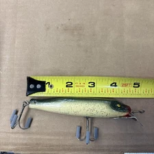 Vintage South Bend Dive Oreno Silver Speck Fishing Lure