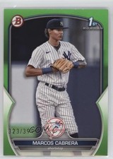 2023 Bowman Prospects Neon Green 323/399 Marcos Cabrera #BP-46 0c3e