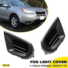 Front Fog Light Bumper Lamp Accessories Trim Cover For 2014-2016 Subaru Forester