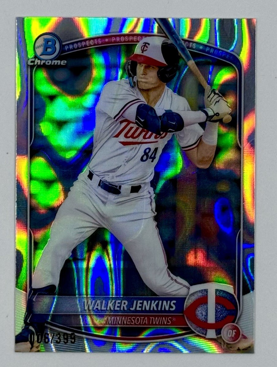 2025 Bowman Chrome Baseball Walker Jenkins #BCP-1 Prospects Lava 