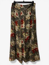 Jones New York 100 Silk Floral Pattern Skirt, Size 6