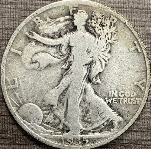 1935-P Walking Liberty Half Dollar — photo from the most recent tracked eBay sale