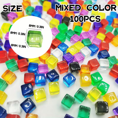 Set of 100pcs 8mm/0.3in Tabletop Game Tokens Fantasy RPG Token, trackers, & ???