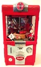 VTG ENESCO COCA COLA COKE CRANE CARNIVAL GAME MUSIC BOX COIN BANK WORKING ay