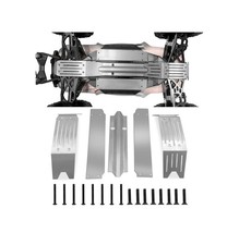 5 Pcs Steel Armor Hollow Skid Plate For 1/5 TRX 6S 8S X-Maxx XMAXX RC Car