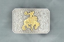 Nocona Mens Saddle Bronc Buckle - Acc Buckle - 37558