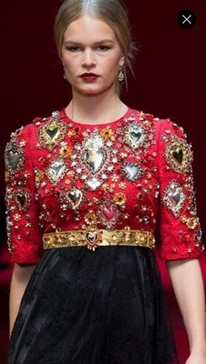 Women Dolce & Gabbana Dress Black Jacquard 38 / M