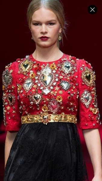 Women Dolce & Gabbana Dress Black Jacquard 38 / M