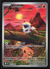 Larvesta 099/086 SV: Black Bolt Illustration Rare Pokemon Card