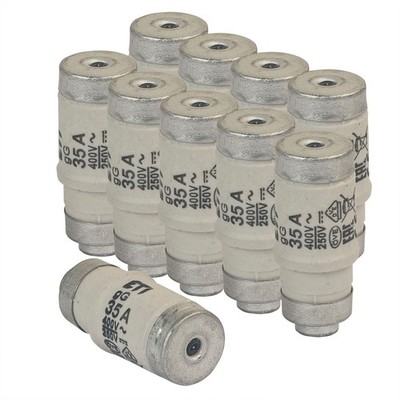 Neozed Sicherungen 10-er Pack Schmelzeinsätze D01 10- 16A und D02 20 - 63A