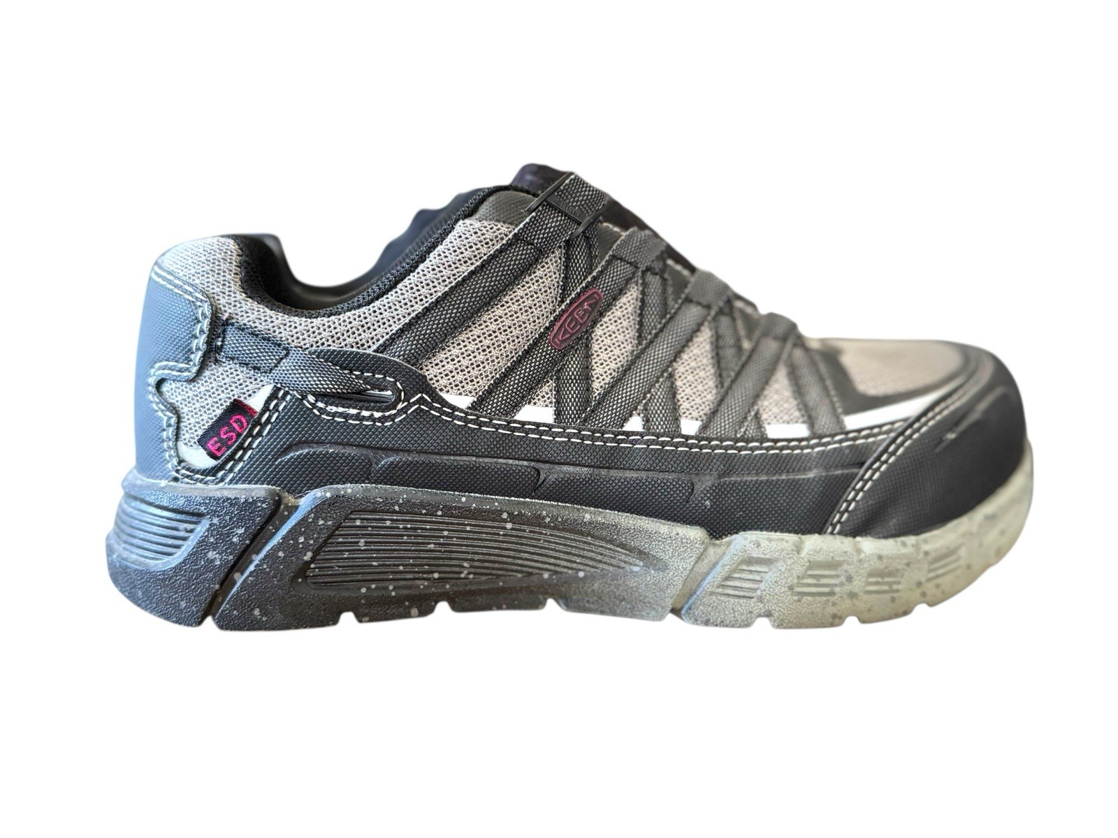 Keen Asheville Running Training Sneaker Donna Taglia 6 5 M Nero Gargoyle 1017073W