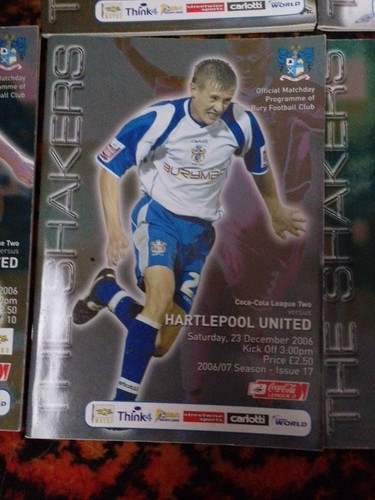 19 Bury 2006/7 Season Programmes - Picture 19 of 20