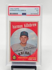 PSA 5 - 1959 Topps Harmon Killebrew #515 - Minnesota Twins