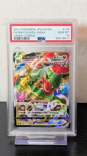 Rayquaza VMAX 120/184 PSA 10🔥Vmax Climax  Pokemon Japanese-(FA)