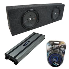 Universal Regular Standard Cab Kicker CompR CWR10 Dual 10 Sub Box HA-A1500.1
