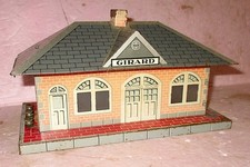 Marx Girard Lighted Whistling Whistle Passenger Station O-gauge TESTED  GOOD