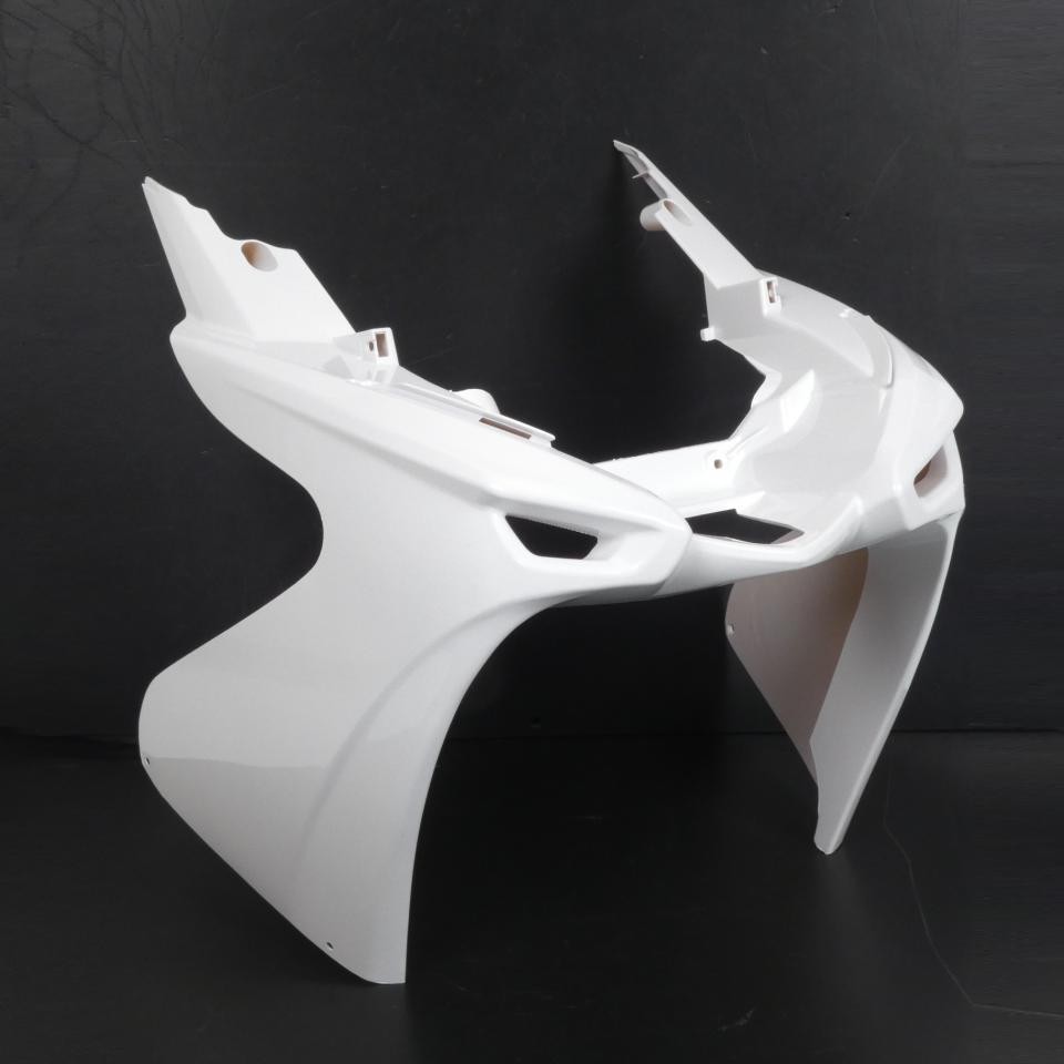 Spoiler tablier avant P2R blanc pour habiller votre scooter MBK Nitro en ville
