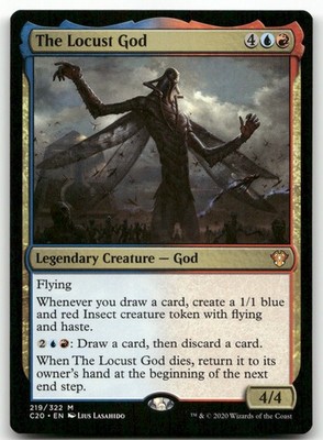 The Locust God #219 (NM) Commander 2020 C20 Magic MTG