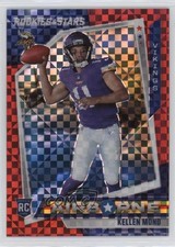 2021 Panini Rookies & Stars Airborne Red Plaid Prizm Kellen Mond #AB-22 0wp8