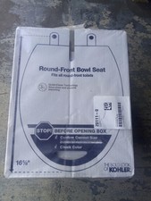 Lot of 6 - Kohler 20111-0 Brevia Quiet-Close Round-Front Toilet Seat White