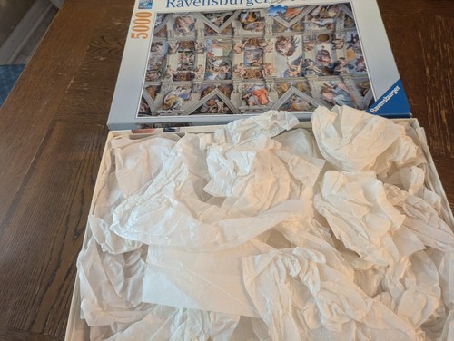 Jigsaw Puzzle 5000pcs (Sistine Chapel Michelangelo) Ravensburger - Picture 10 of 12