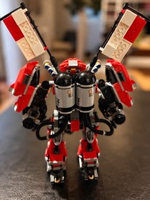 LEGO NINJAGO Movie Fire Mech 70615 Complete Set w/ Instructions Minifigs