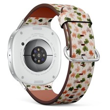 Clover Pastel Watercolor Vegan Leather Watch Band 40/44/46mm 