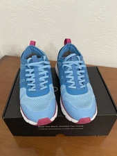 Vionic Captivate Womens Shoe Sz 9 Running Athletic Blue Mesh Lace-Up Sneaker