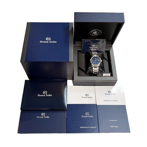 GRAND SEIKO MECHANICAL HI-BEAT 36000 SBGH315 400 PIECES WORLDWIDE DEEP BLUE MEN