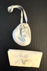 Vintage Mattel Barbie Doll 1960s Silver Metallic Hand Bag + White Clutch Purse