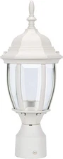 LIT-PaTH Outdoor Post Lighting Fixture Pole Lantern, E26 Medium Base Max 60W