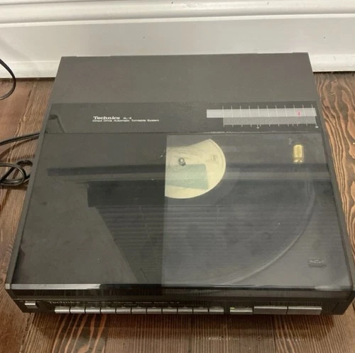 PARTIALLY WORKING Technics SL-6 Direct Drive Automatic Turntable Black
