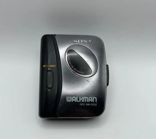 Vintage Sony Walkman WM-EX122 AVLS Portable Tape Cassette Player Mega Bass #a195