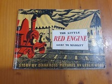 Little Red Engine Goes To Market By Diana Ross. Childrens Picture Book. 1967 