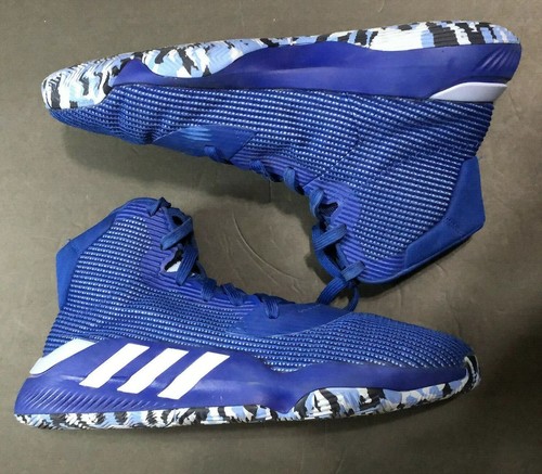 Adidas Pro Bounce Basketball 2019 Sneaker Shoes Blue CLU 600001 Men's Size 15 | eBay