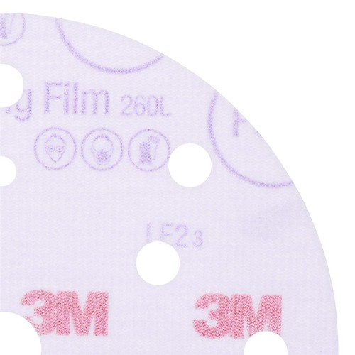 3M Hookit 260L+ Purple Schleifscheiben 15-fach gelocht ø150 mm P600 (50Stk) - Bild 2 von 2