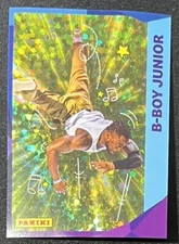 2024 Panini Family McDonald's B-BOY JUNIOR Holo Happy Meal Sticker Card