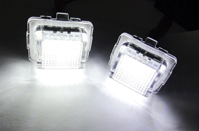 2X MERCEDES REAR NUMBER PLATE LED UNITS 18 SMD ERROR FREE MERCEDES CL CLASS C216 - Image 3 of 3