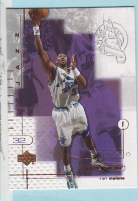 MALONE Karl jazz # 32 carte basket Upper deck panini fleer basketball NBA - Photo 1/2