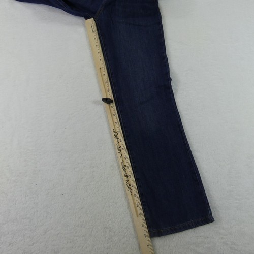 The Childrens Place Jeans Boys 12 Blue Bootcut Denim 100% Cotton 2 Pairs - Picture 11 of 21