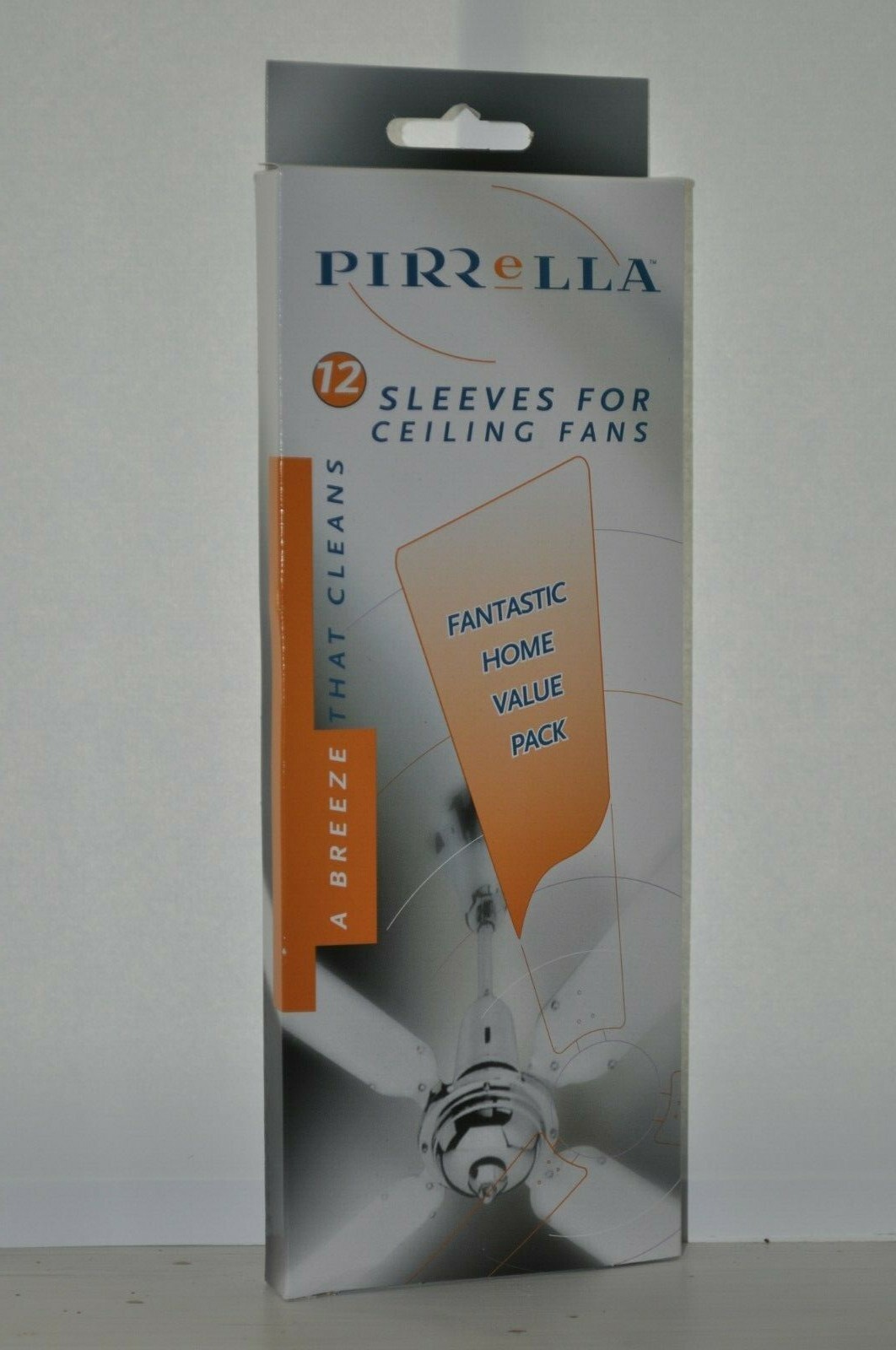 Ceiling Fan Sleeves / Socks Pirrella Fan Blade Covers WHITE 12 Pk No