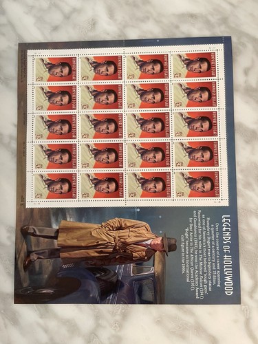 1997 Scott #3152 - 32 ¢ HUMPHREY BOGART Legends of Hollywood - 20er Blatt - postfrisch