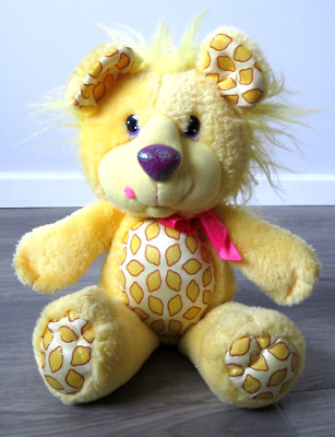 VINTAGE 1989 KENNER YUM YUMS LUCKY LEMON LÖWE TEDDYBÄR STOFFTIER 13 ZOLL NICHT MEHR ERHÄLTLICH